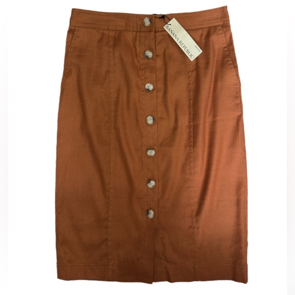 Banana Republic Dresses & Skirts - Banana Republic linen-cotton pencil skirt